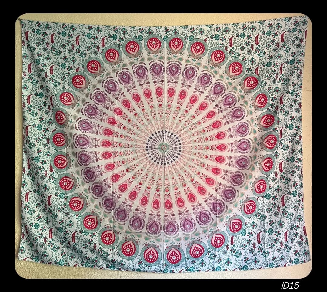 Vibrant Peacock Mandala