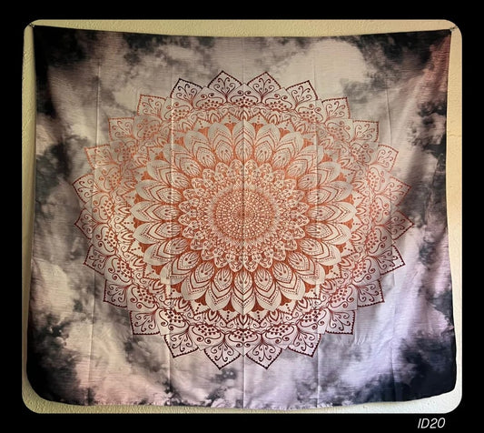 Intricate Mandala in the clouds